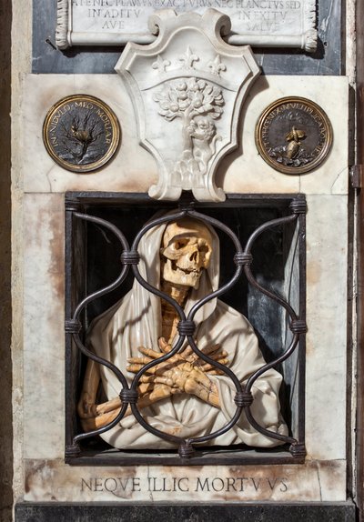 La morte in prigione, dalla tomba di Gisleni (scultura in marmo policromo) da Giovanni Battista Gisleni