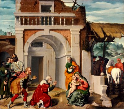 Adorazione dei Magi da Giovanni Battista Moroni