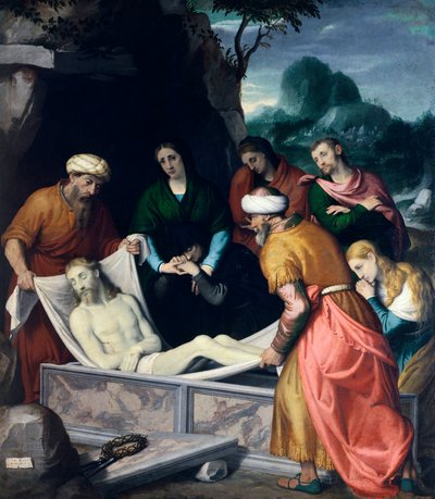 Deposizione di Cristo nel sepolcro da Giovanni Battista Moroni