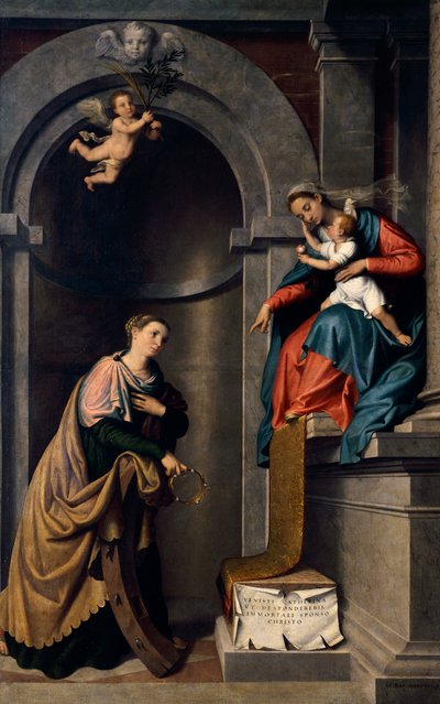 Matrimonio di Santa Caterina da Giovanni Battista Moroni