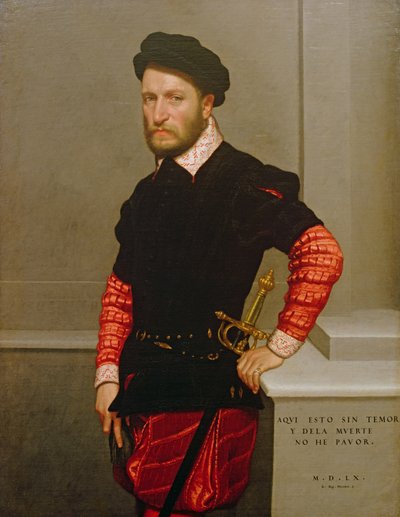 Ritratto di Don Gabriel de la Cueva, Duca di Albuquerque (1525-71) 1560 da Giovanni Battista Moroni