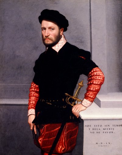 Ritratto di Don Gabriel de la Cueva y Giron, Duca di Albuquerque da Giovanni Battista Moroni