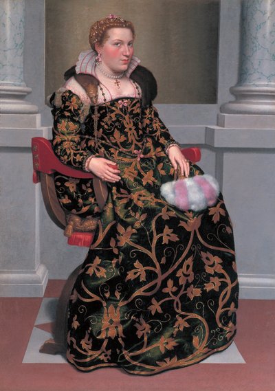 Portrait of Isotta Brembati Grumelli da Giovanni Battista Moroni