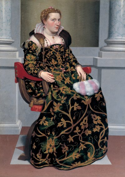Ritratto di Isotta Brembati, ca 1555 da Giovanni Battista Moroni