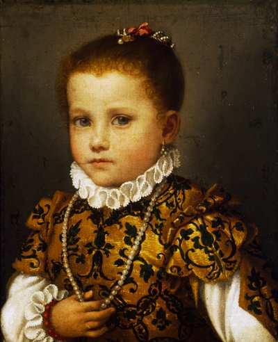 Ritratto di una bambina della casa Redetti da Giovanni Battista Moroni