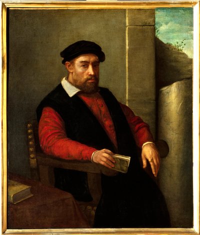 Presunto ritratto di Francois Rabelais (1494-1553), scrittore e medico francese. Dipinto di Giovanni Battista Moroni (1525-1578) da Giovanni Battista Moroni