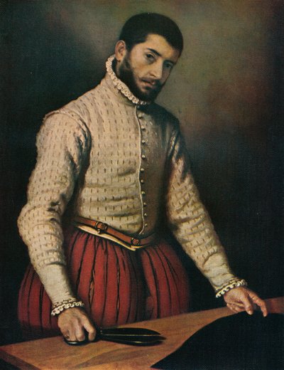 Il sarto Il Tagliapanni, c1565, 1911 da Giovanni Battista Moroni