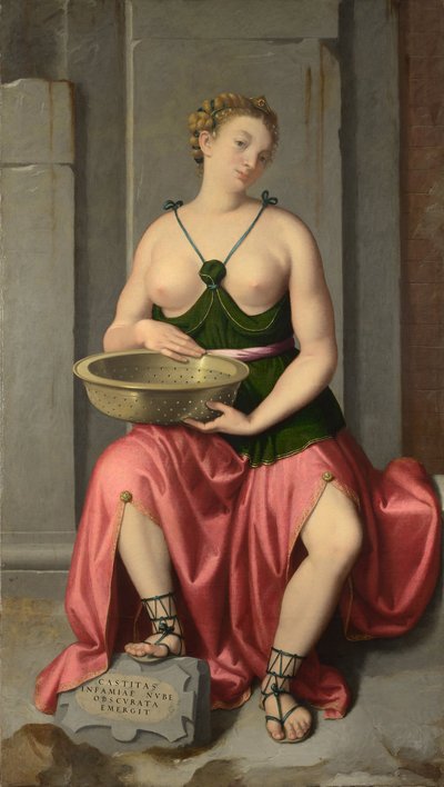 La Vestale Tuccia, ca 1555 da Giovanni Battista Moroni