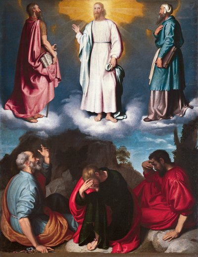 Trasfigurazione da Giovanni Battista Moroni