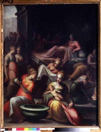 La nascita di San Giovanni Battista da Giovanni Battista Naldini