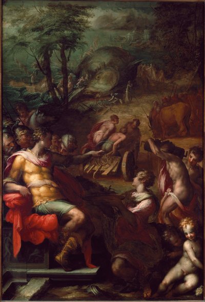 Raccolta di ambra grigia da Giovanni Battista Naldini