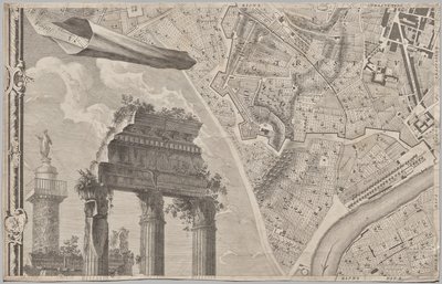 Nuova pianta di Roma data in luce da Giambattista Nolli l’anno MDCCXLVII, conosciuta come La Pianta Grande di Roma da Giovanni Battista Nolli