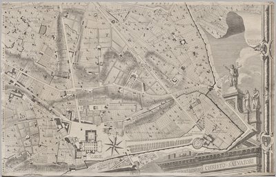 Nuova pianta di Roma data in luce da Giambattista Nolli l’anno MDCCXLVII, conosciuta come La Pianta Grande di Roma da Giovanni Battista Nolli