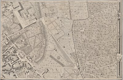 Nuova pianta di Roma data in luce da Giambattista Nolli l’anno MDCCXLVII, conosciuta come La Pianta Grande di Roma da Giovanni Battista Nolli