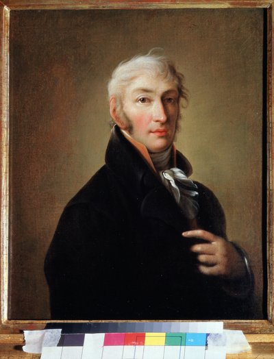 Ritratto dello scrittore e storico russo Nikolai Karamzin da Giovanni Battista Ortolani Damon