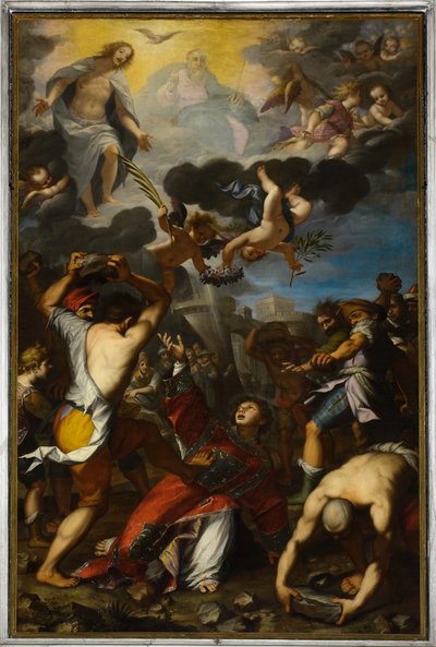 Lapidazione di Santo Stefano da Giovanni Battista Paggi