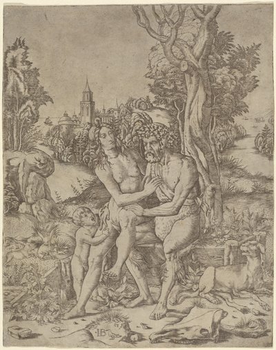 Famiglia di Fauni da Giovanni Battista Palumba