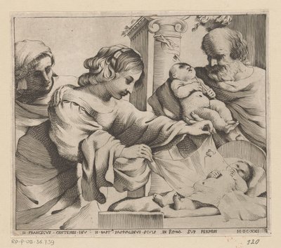 Sacra Famiglia con Anna e il giovane Giovanni Battista da Giovanni Battista Pasqualini