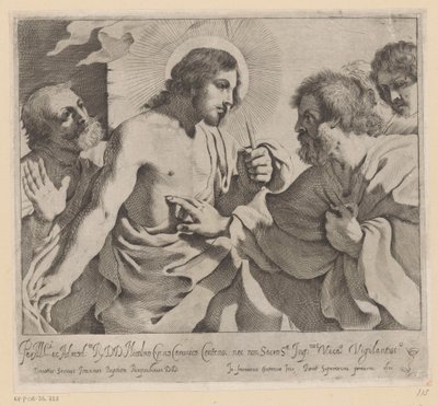 Incredulità di Tommaso da Giovanni Battista Pasqualini