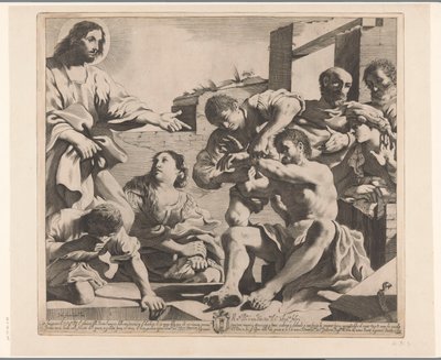 La resurrezione di Lazzaro da Giovanni Battista Pasqualini