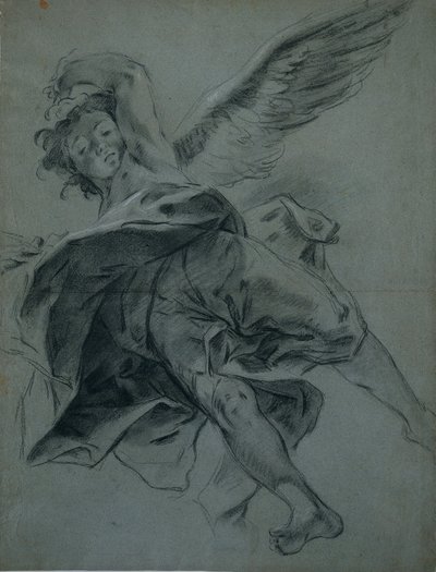 Un angelo volante recto, 1723-1727 da Giovanni Battista Piazzetta