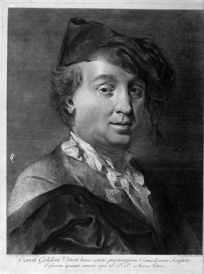 Carlo Goldoni 1707-1793, metà del XVIII secolo da Giovanni Battista Piazzetta