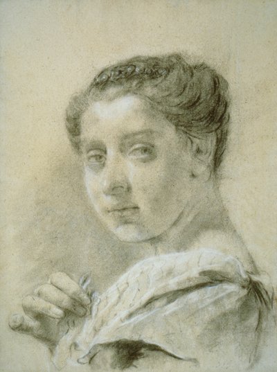 Ritratto di giovane donna da Giovanni Battista Piazzetta