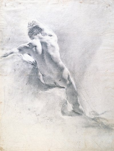 Studio di un nudo maschile, c.1715 da Giovanni Battista Piazzetta