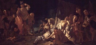 La Morte di Dario da Giovanni Battista Piazzetta
