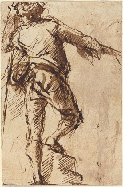 Un giovane con un bastone da Giovanni Battista Piranesi