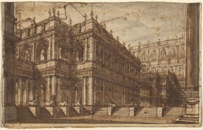Un antico foro con portici da Giovanni Battista Piranesi