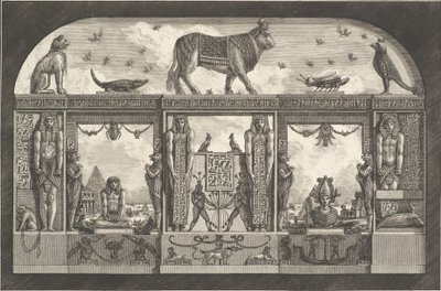 Ornamento egizio antico, 1769 da Giovanni Battista Piranesi