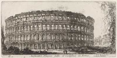 Anfiteatro Flavio detto il Colosseo da Giovanni Battista Piranesi