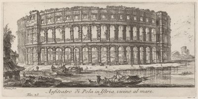 Anfiteatro di Pola in Istria da Giovanni Battista Piranesi