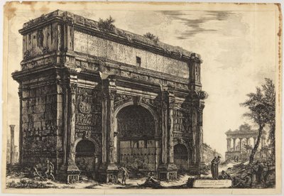 Arco di Settimio Severo da Giovanni Battista Piranesi