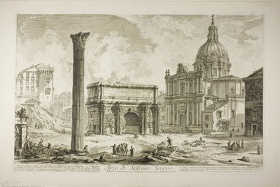 Arco di Settimio Severo attraverso il quale passava l