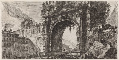 Arco di Rimino Costruito da Augusto da Giovanni Battista Piranesi