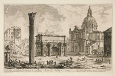 Arco di Settimio Severo, da Vedute di Roma da Giovanni Battista Piranesi