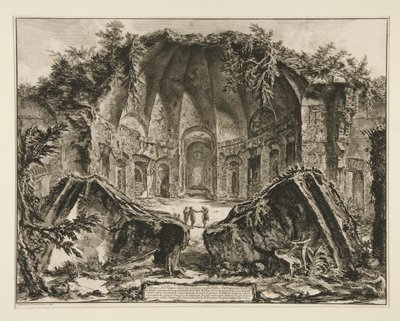 Resti del Tempio del Dio Canopo nella Villa Adriana a Tivoli da Giovanni Battista Piranesi