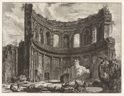Resti del Tempio detto di Apollo nella Villa Adriana vicino a Tivoli da Giovanni Battista Piranesi