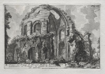 Avanzo del Tempio di Minerva Medica da Giovanni Battista Piranesi