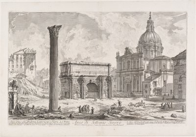 Arco di Settimio Severo da Giovanni Battista Piranesi