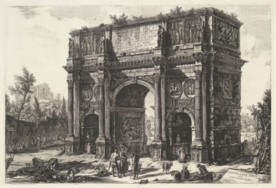 Arco di Costantino a Roma da Giovanni Battista Piranesi