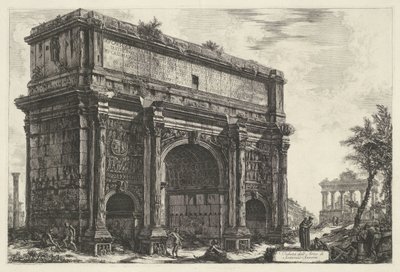 Arco di Settimio Severo a Roma da Giovanni Battista Piranesi