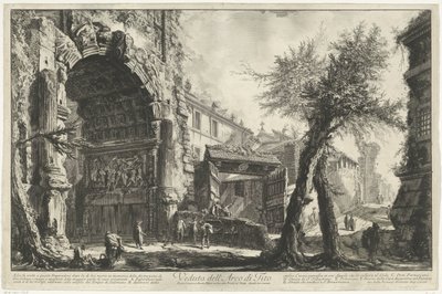 Arco di Tito a Roma da Giovanni Battista Piranesi