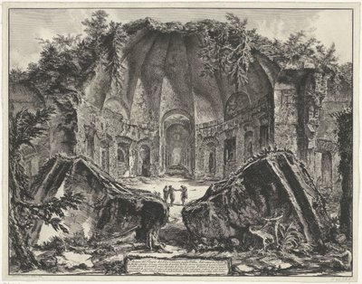 Canopo nella Villa Adriana a Tivoli da Giovanni Battista Piranesi