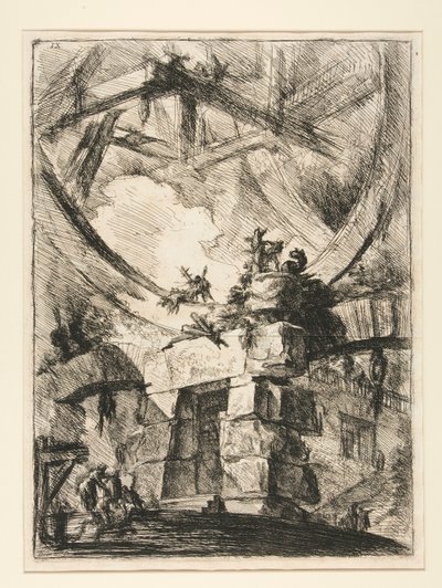 Carceri, IX: La ruota gigante da Giovanni Battista Piranesi