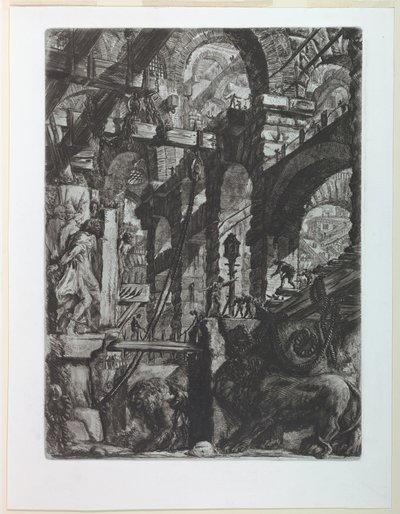 Serie Carceri, Tavola V da Giovanni Battista Piranesi