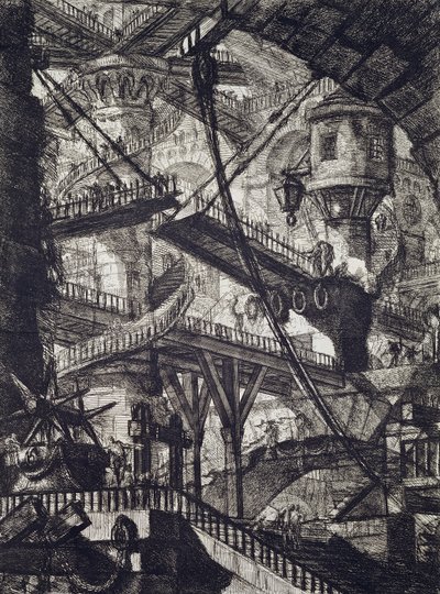 Carceri VII da Giovanni Battista Piranesi