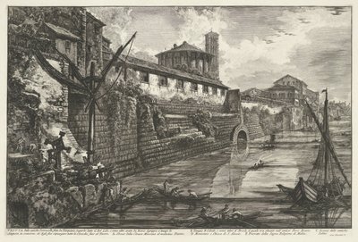 Cloaca Maxima a Roma (serie di vedute di Roma disegnate e incise da Giambattista Piranesi) da Giovanni Battista Piranesi